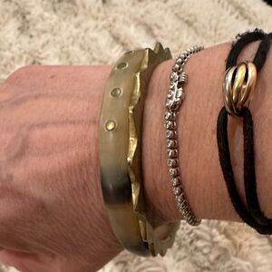 Chic Gold and Silver Women's Bracelet Trio